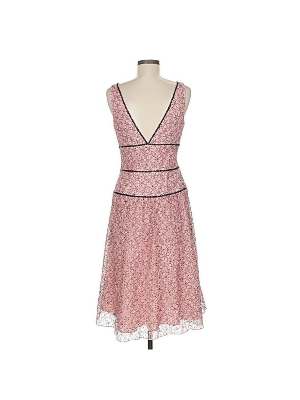 Gilmore Girls Rory Gilmore Aso Archive Laundry By Shelli Segal Pink Lace Dress View 6